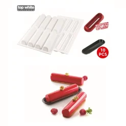 Outlet Silikomart Siliconenvorm Cylindre 12,6x2,7x2,7cm (8)