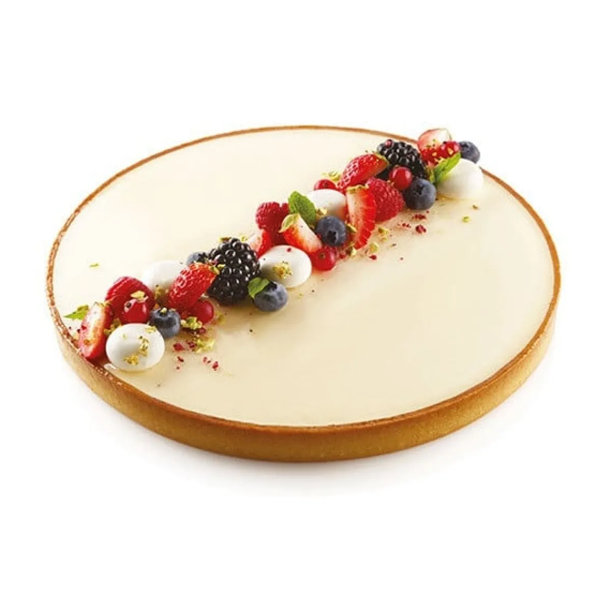 Sale Silikomart Taartring Exoglass Geperforeerd Ø23x2cm