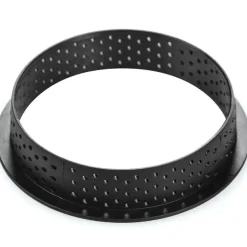 Outlet Silikomart Taartring Exoglass Geperforeerd Ø7x2cm set/8