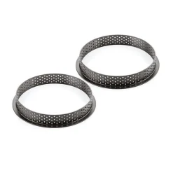 Sale Silikomart Taartring Exoglass Geperforeerd Ø12x2cm**