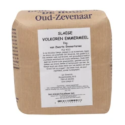 Clearance Molen de Hoop Slaege Volkoren Emmermeel 1kg (van Zwarte Emmertarwe)