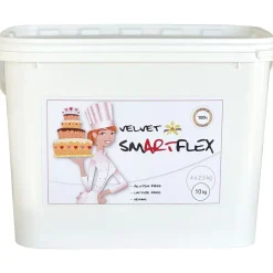 Outlet SmartFlex Fondant Wit Velvet Vanille 10kg