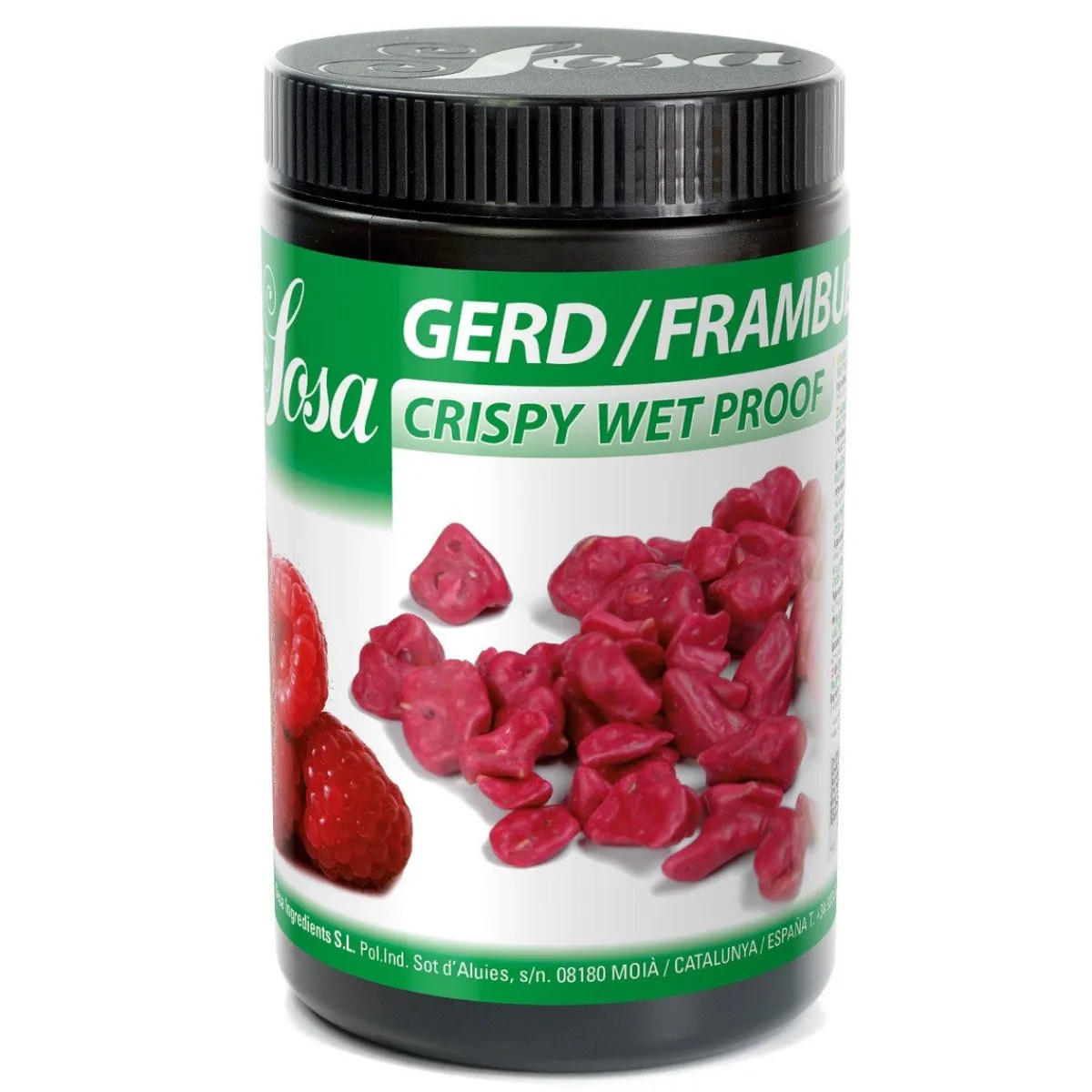 Sale Sosa Crispy Gecoate Framboos Gevriesdroogd 400g