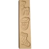 Sale Overig Speculaasplank Kerst (Rendier/Kerstman/Sok) (3x) 9x8cm.