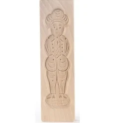 Hot Overig Speculaasplank Medium Pop Man (Piet) 20,5x5,5cm.