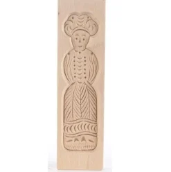 New Overig Speculaasplank Medium Pop Vrouw 20,5x5,5cm.