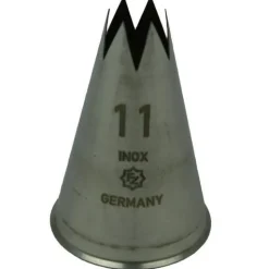 Discount Overig Spuitmondje gekarteld 6 Tands RVS 11mm