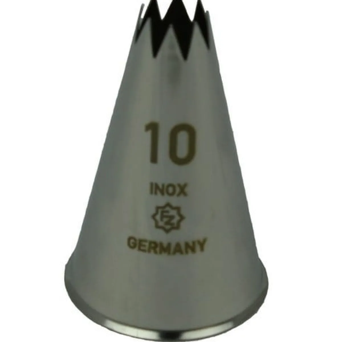 Best Overig Spuitmondje gekarteld 8 Tands RVS 10mm