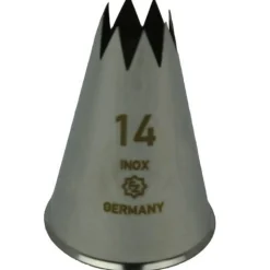 Best Overig Spuitmondje gekarteld 8 Tands RVS 14mm