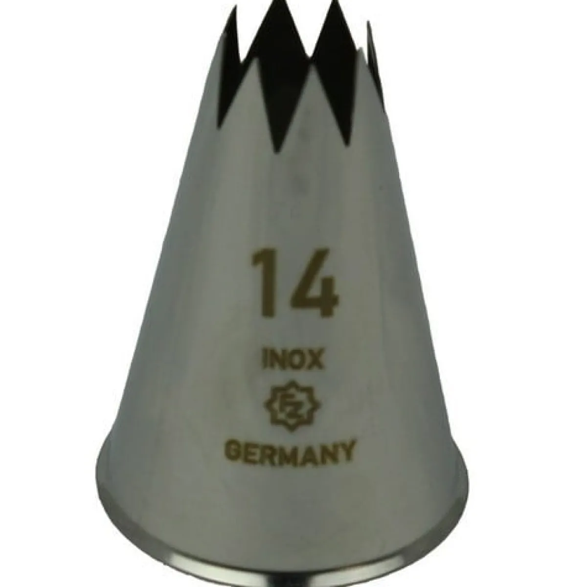 Best Overig Spuitmondje gekarteld 8 Tands RVS 14mm