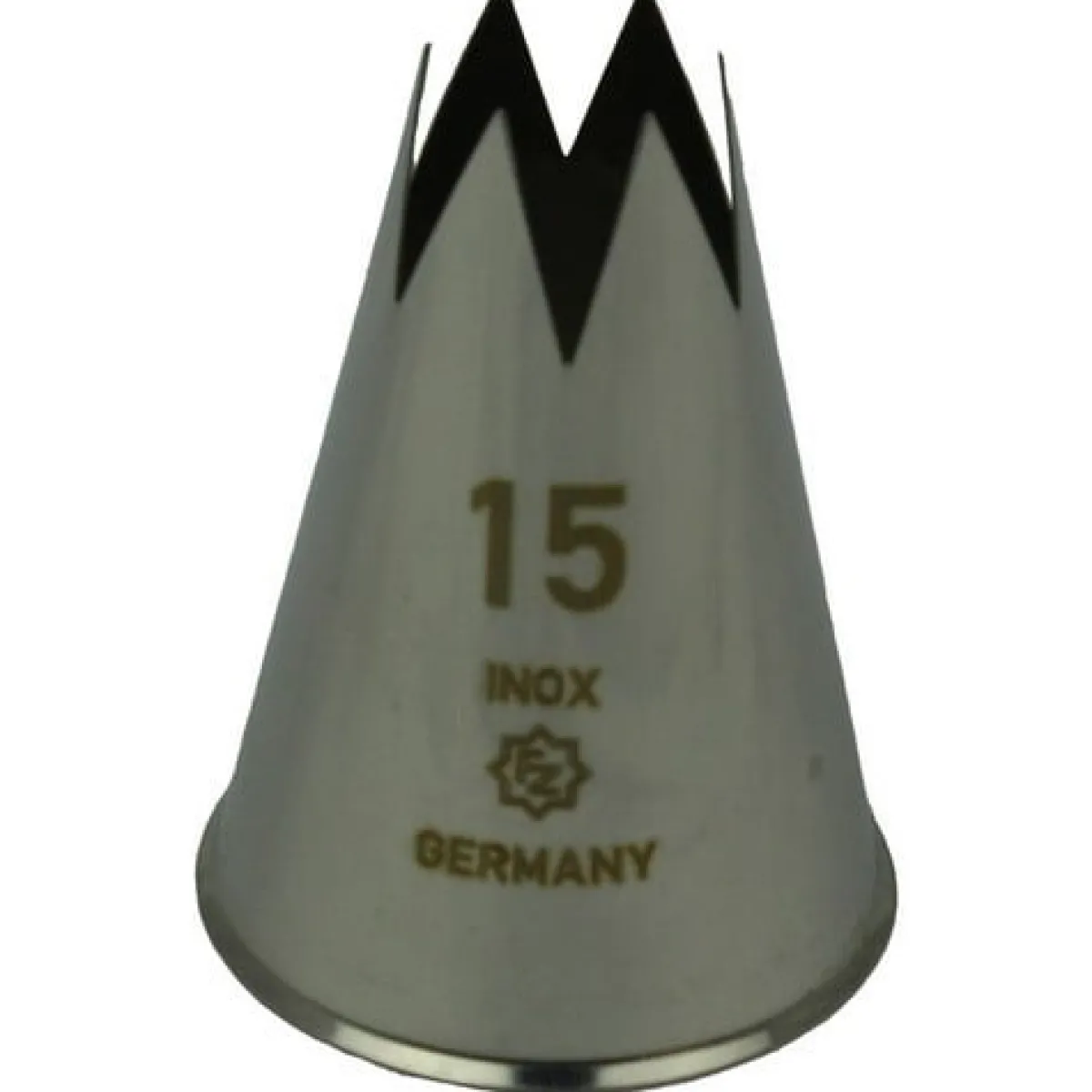 Best Overig Spuitmondje gekarteld 6 Tands RVS 15mm