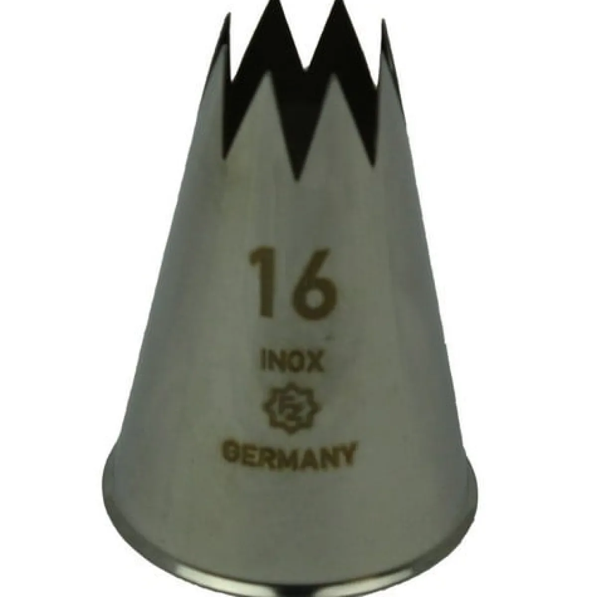 Best Overig Spuitmondje gekarteld 8 Tands RVS 16mm