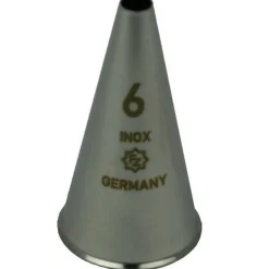 Overig Spuitmondje Glad RVS 6mm