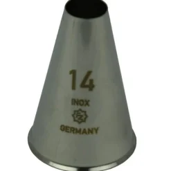 New Overig Spuitmondje Glad RVS 14mm