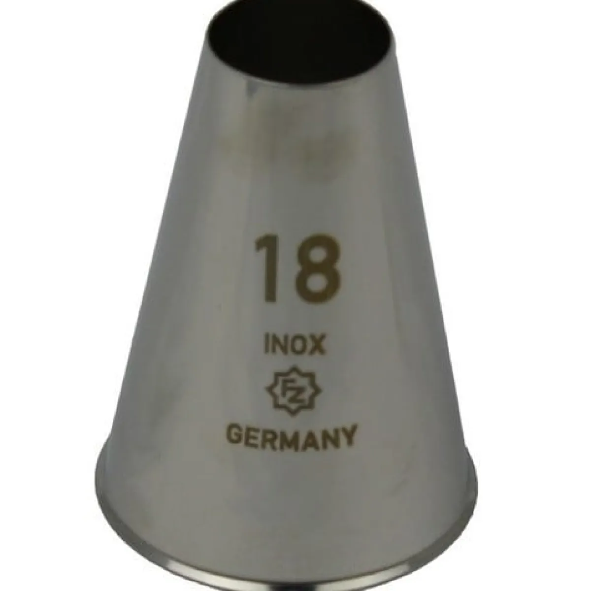 Outlet Overig Spuitmondje Glad RVS 18mm