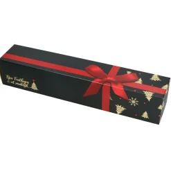 Clearance Overig Staafkoker 32x6x6cm. Zwart met Strik (Kerst)**