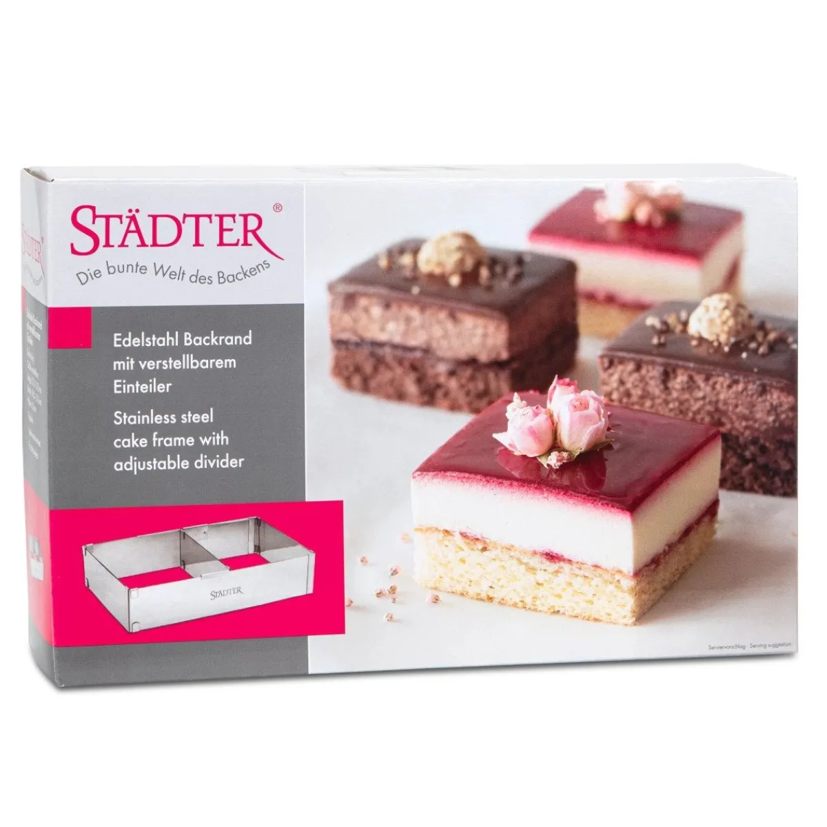 New Städter Bakraam Verstelbaar Rechthoek 27,5-53 x 18-33 x 6 cm