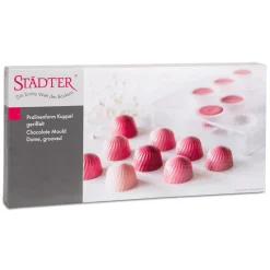 Hot Städter Bonbonvorm Rond Geribbeld (21) Ø28mm