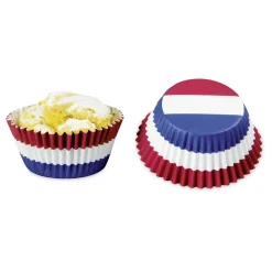Online Städter Cupcake Vormpjes Nederlandse Vlag 50x30mm 50st.