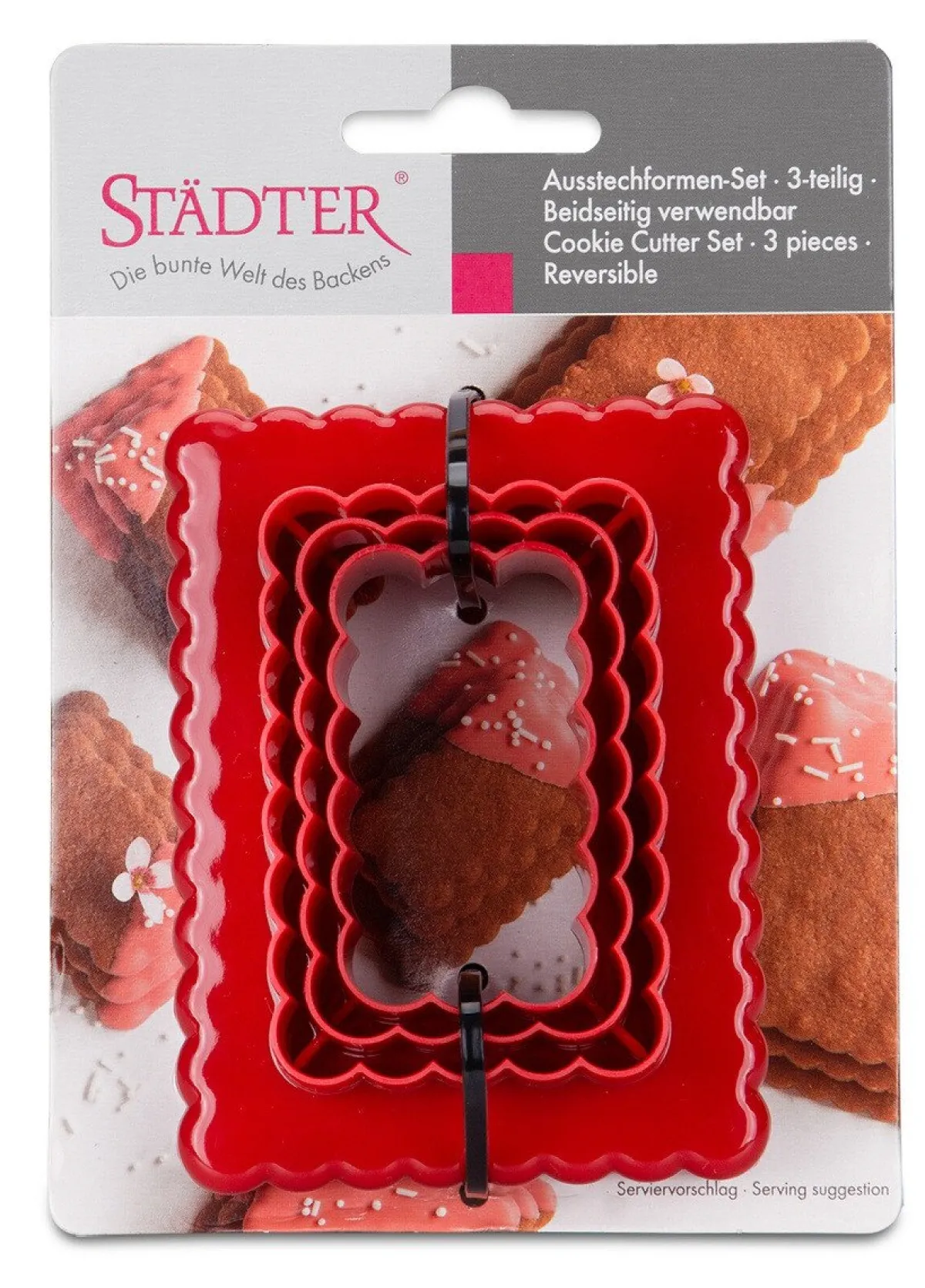 Discount Städter Uitsteekvormen Rechthoek Set/3