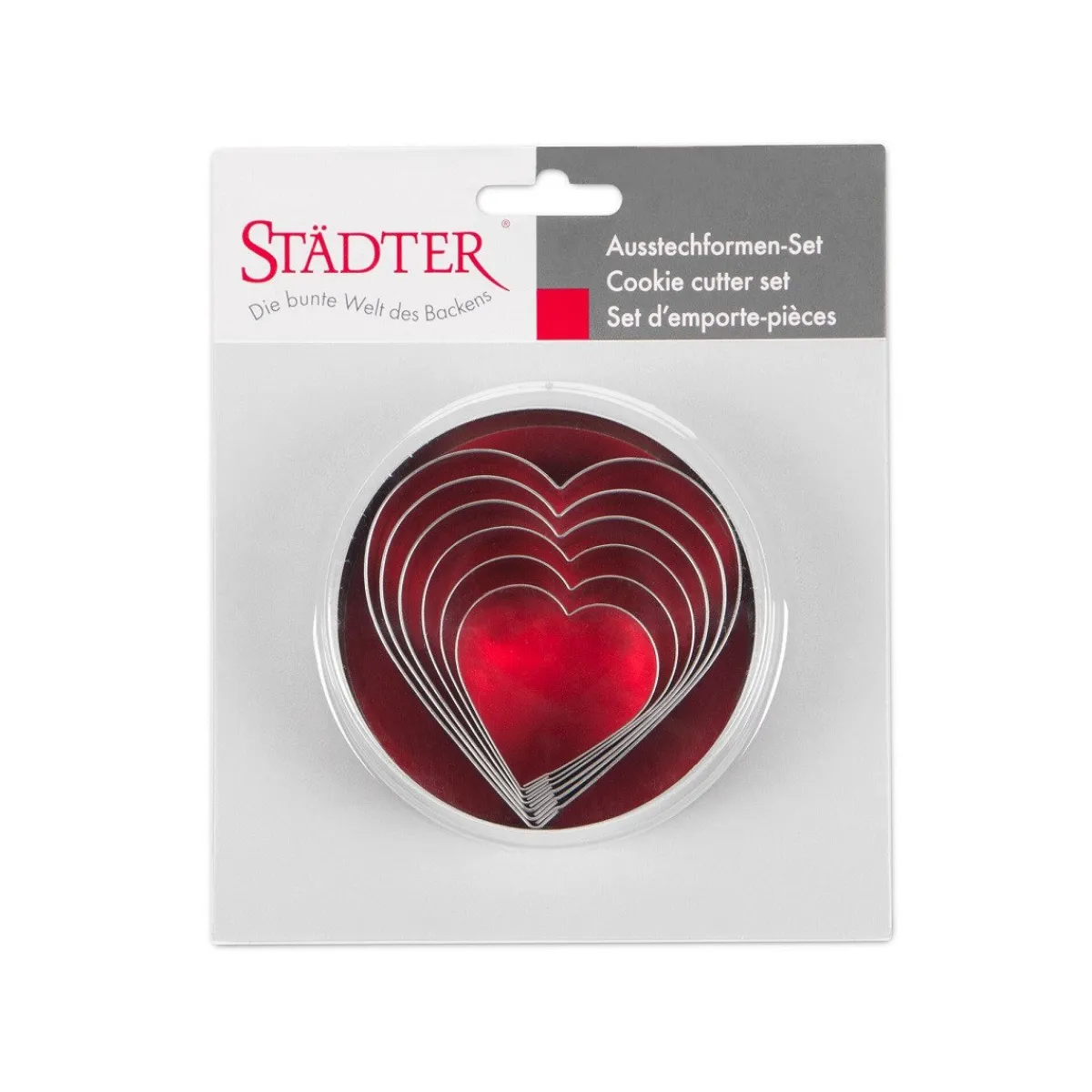 Hot Städter Uitstekerset Hart 6-delig