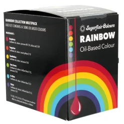 Online Sugarflair Kleurstof Oliebasis Regenboog Ass. (6x 30ml)