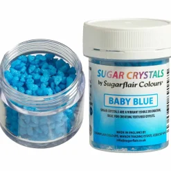 Discount Sugarflair Suikerkristallen Baby Blauw 40g