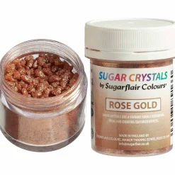 Best Sugarflair Suikerkristallen Rose Goud 40g