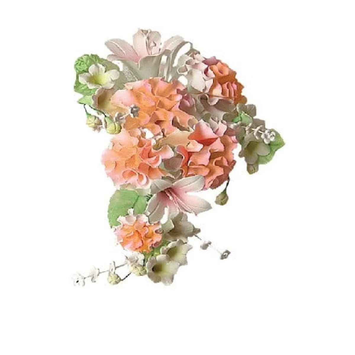 Online Overig Suikerbloem Boeket Gemengd Zalm/Perzik