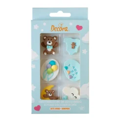 Best Decora Suikertie Baby Blauw 4cm 6st.