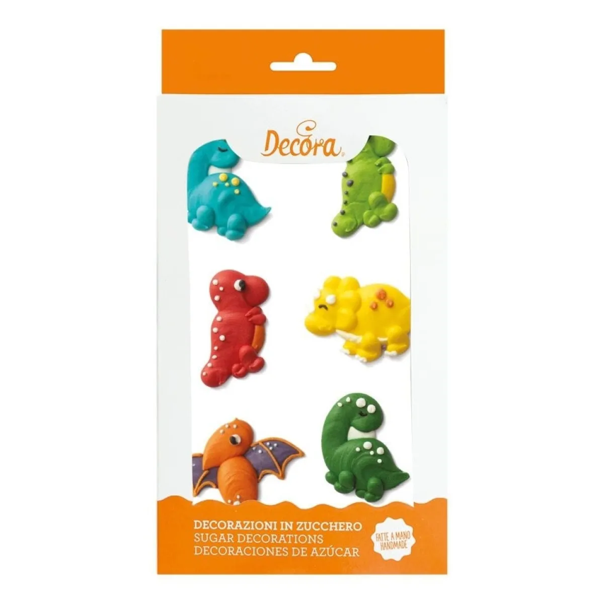 Decora Suikertie Dino's 3,5cm 6st.