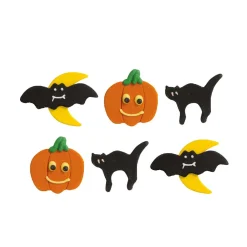 Clearance Decora Suikertie Halloween 3 cm 6 stuks