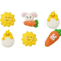 Decora Suikertie Pasen 4cm 6st.