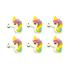 Decora Suikertie Unicorns 3cm 6st.**