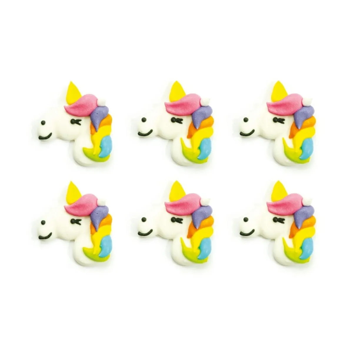 Decora Suikertie Unicorns 3cm 6st.**