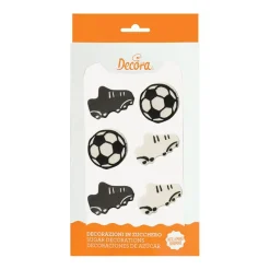 Sale Decora Suikertie Voetbal Ø3-4cm 6st.