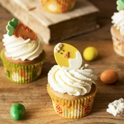 Decora Suikertie Wortel en Ei 6st. 5cm**