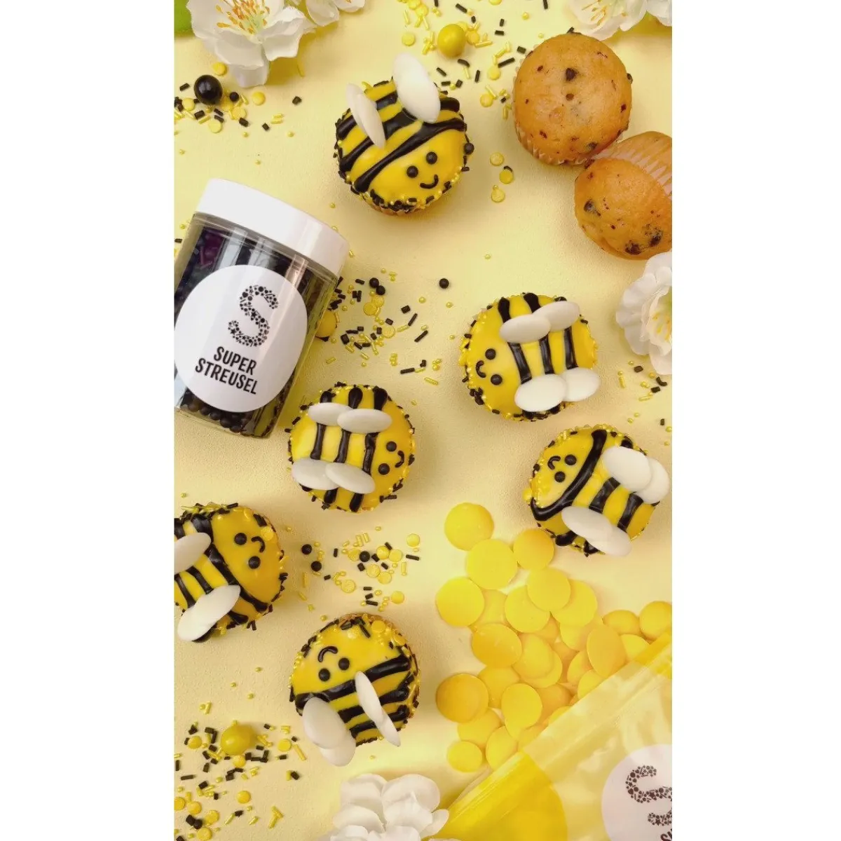 Online SuperStreusel SuperDrops Geel 300g