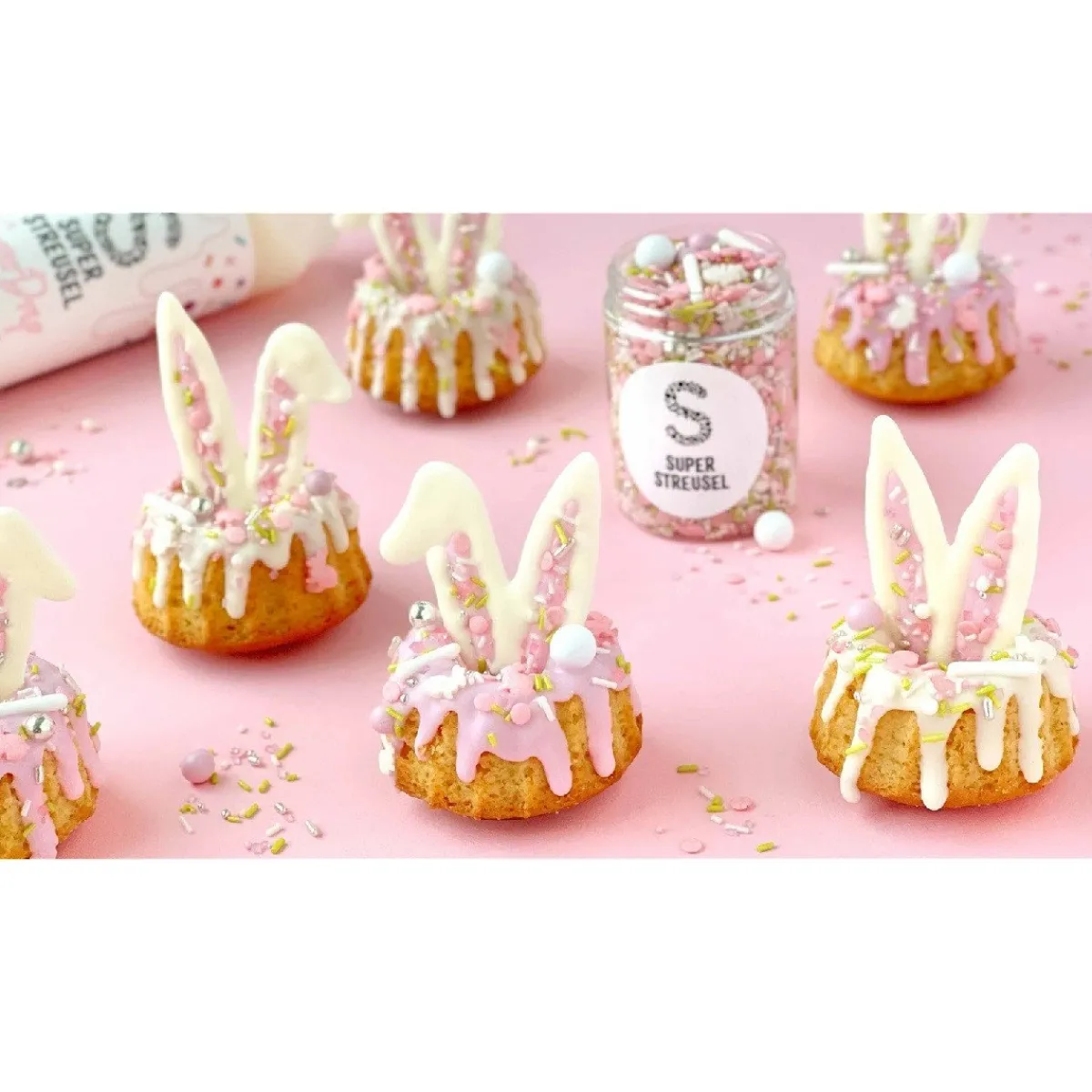 Hot SuperStreusel SuperDrops Lichtroze 300g