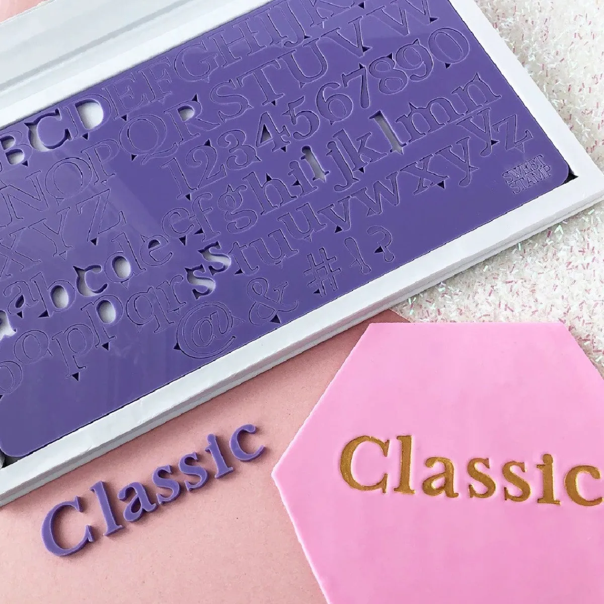 Discount Sweet Stamp Classic Letters & Cijfers Set