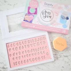 Sale Sweet Stamp Dainty Letters & Cijfers Set