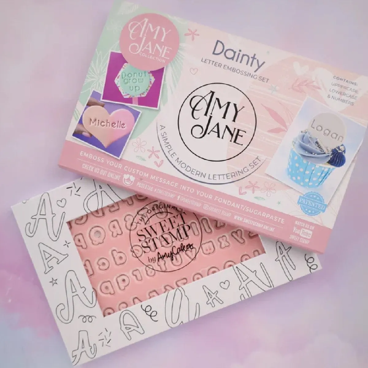 Sale Sweet Stamp Dainty Letters & Cijfers Set