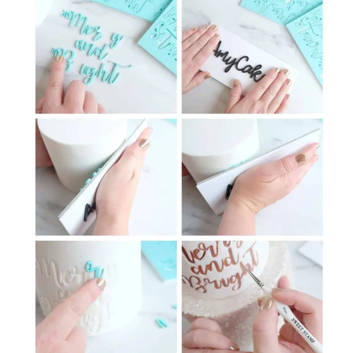 Outlet Sweet Stamp Demure Letters & Cijfers Set