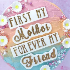 Online Sweet Stamp Flawless Botercreme Plaat Rond Ø15cm Set/2