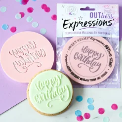 New Sweet Stamp Outboss Elegant Happy Birthday