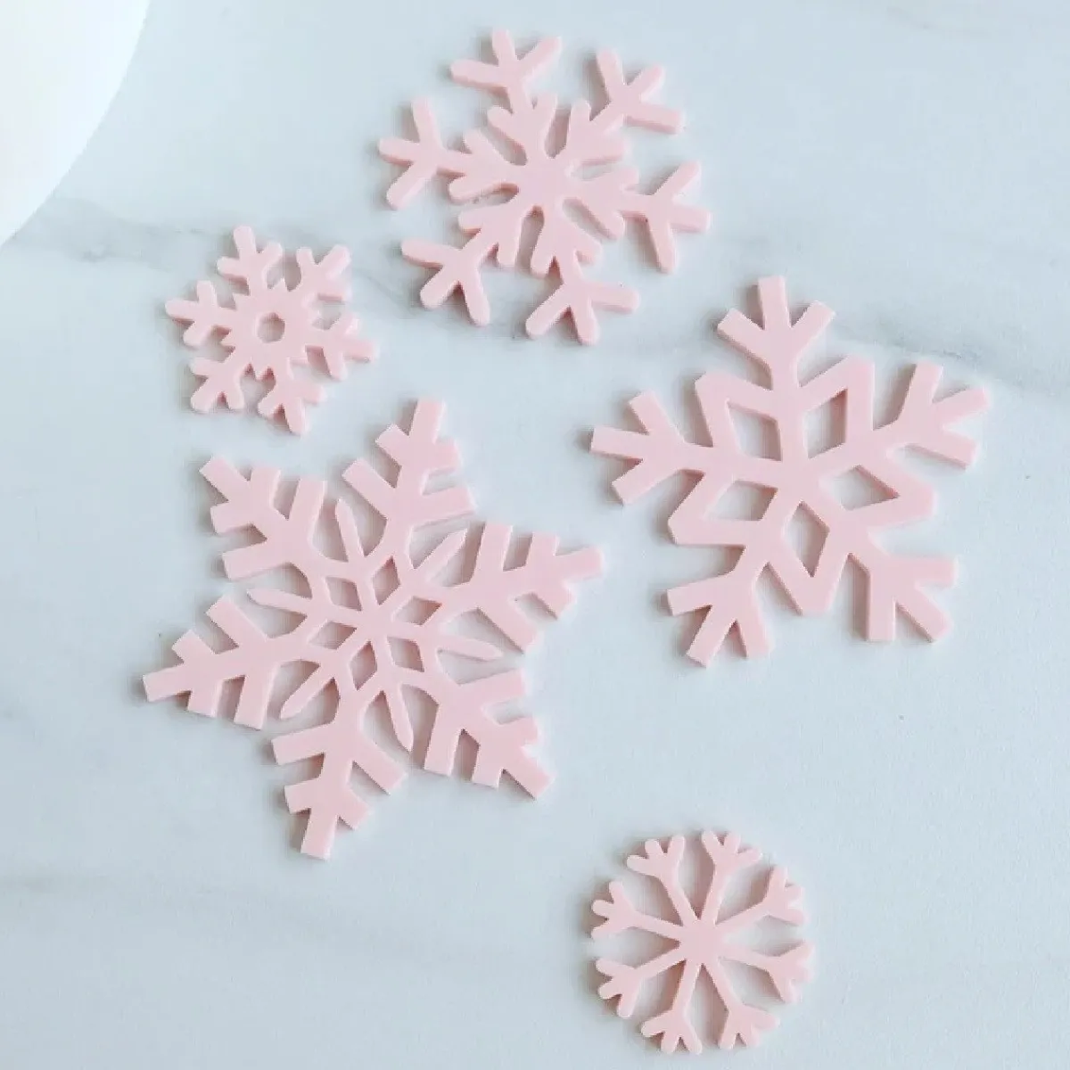 Hot Sweet Stamp Snowflakes Elements
