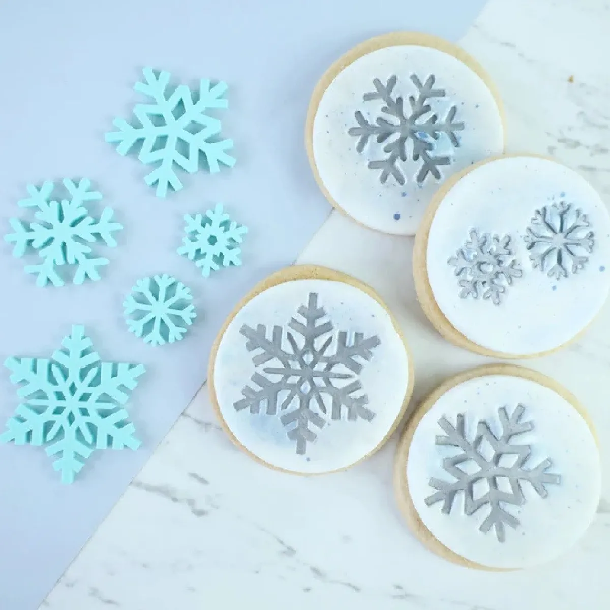 Hot Sweet Stamp Snowflakes Elements