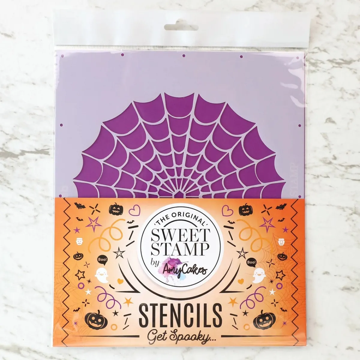 Outlet Sweet Stamp Stencil Spinnenweb 21,5x25cm