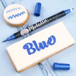 Discount Sweet Stamp Stift Eetbare Inkt Dubbelzijdig Metallic Blauw