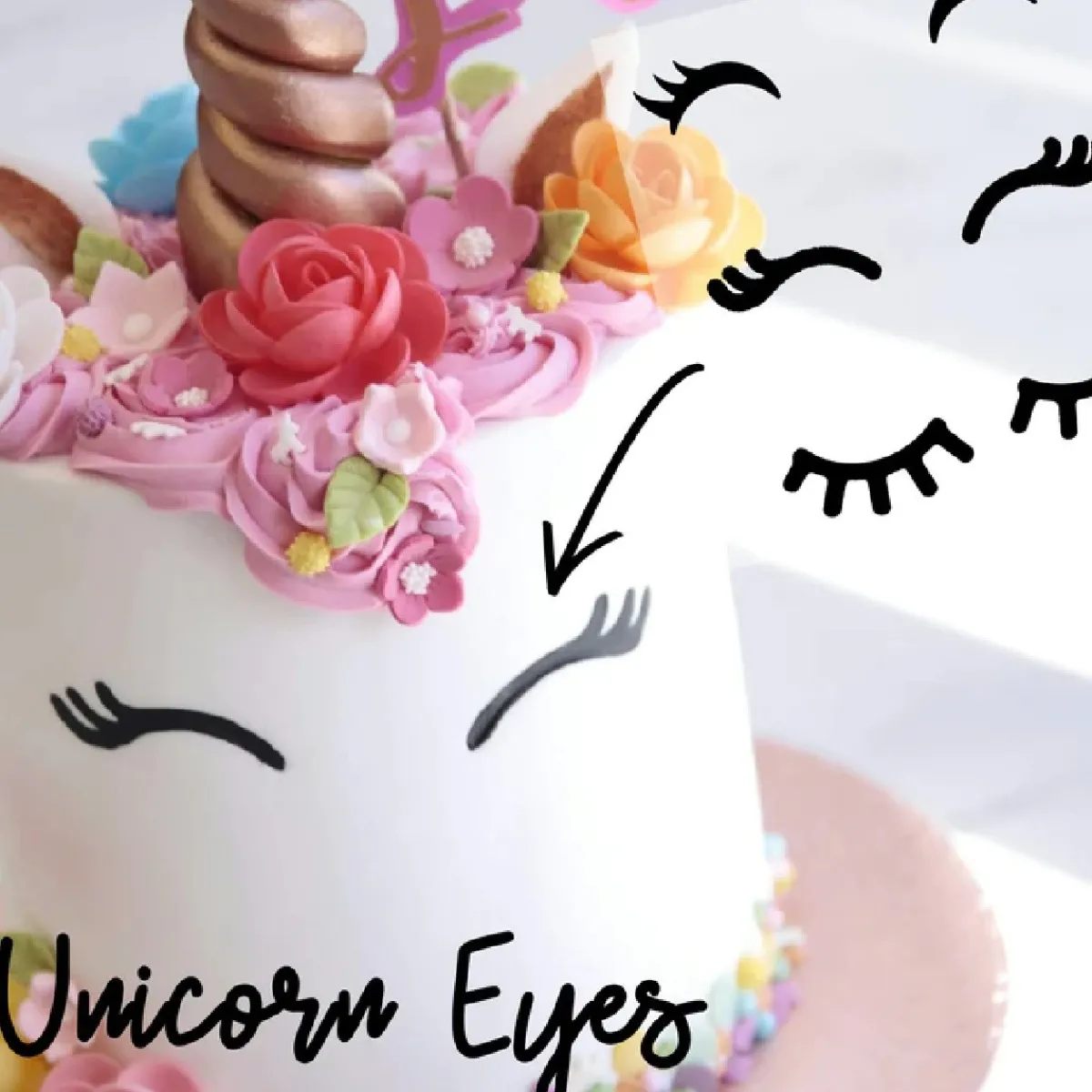 New Sweet Stamp Unicorn Eyes Elements